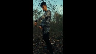 Sounding outdoor huge cock