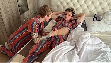 Guy Walked In On His Friend, Started Sucking His Cock Then Got Fucked Hard